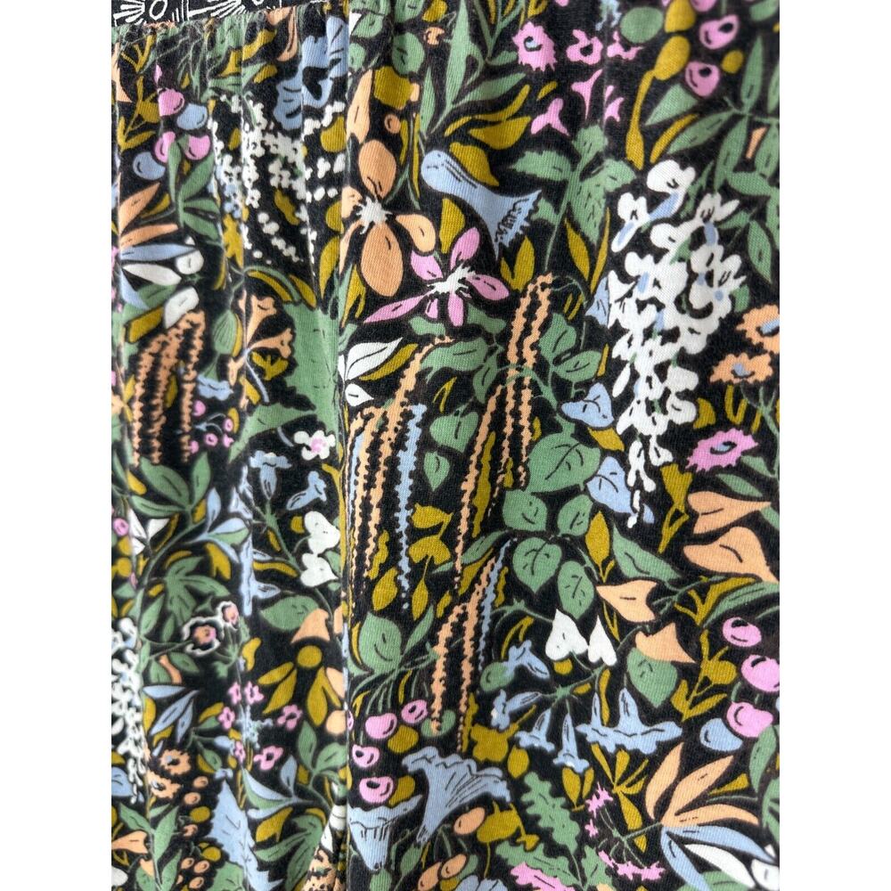 By Anthropologie Printed Pants Flare Leg Lounge Stretch Pull On Women's Medium - Picture 7 of 15